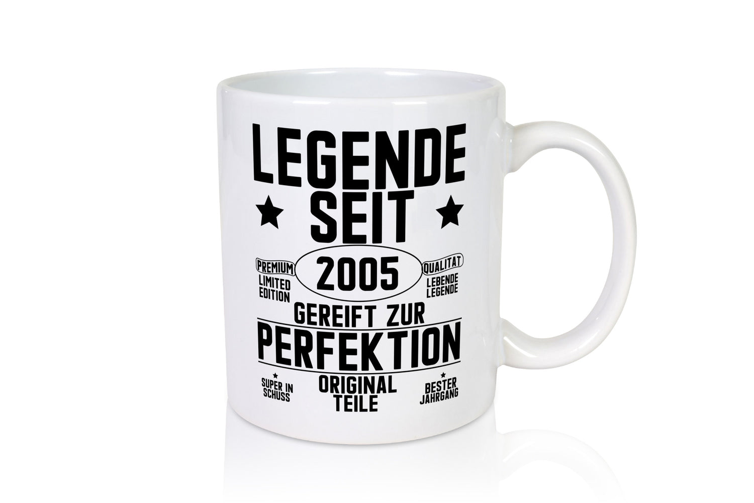 Legende seit 2005 | Geburtstag Gut gereift Whiskey Logo lustig Geschenkidee