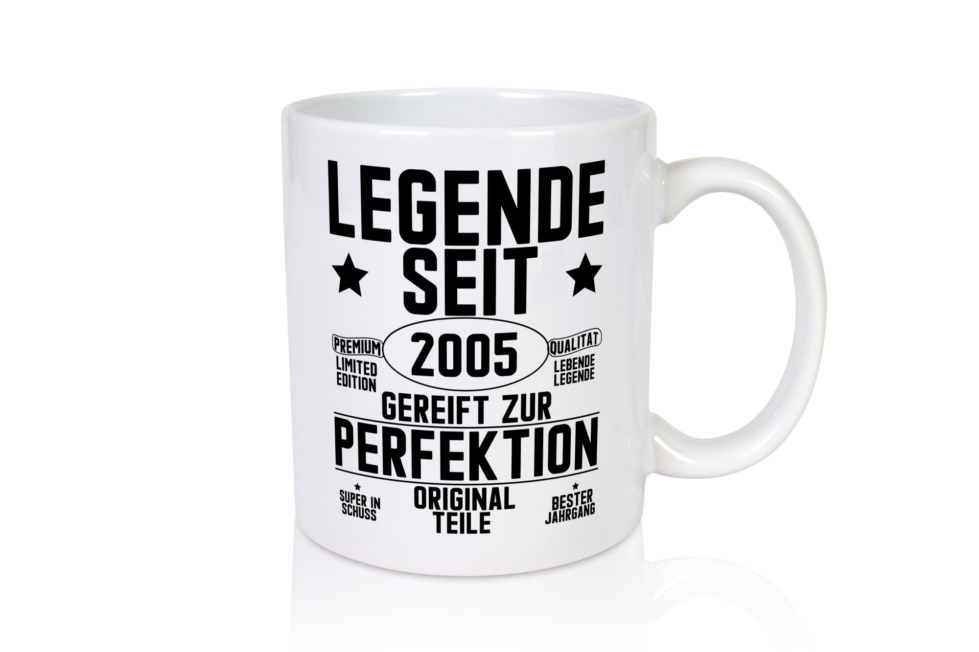Legende seit 2005 | Geburtstag Gut gereift Whiskey Logo lustig Geschenkidee