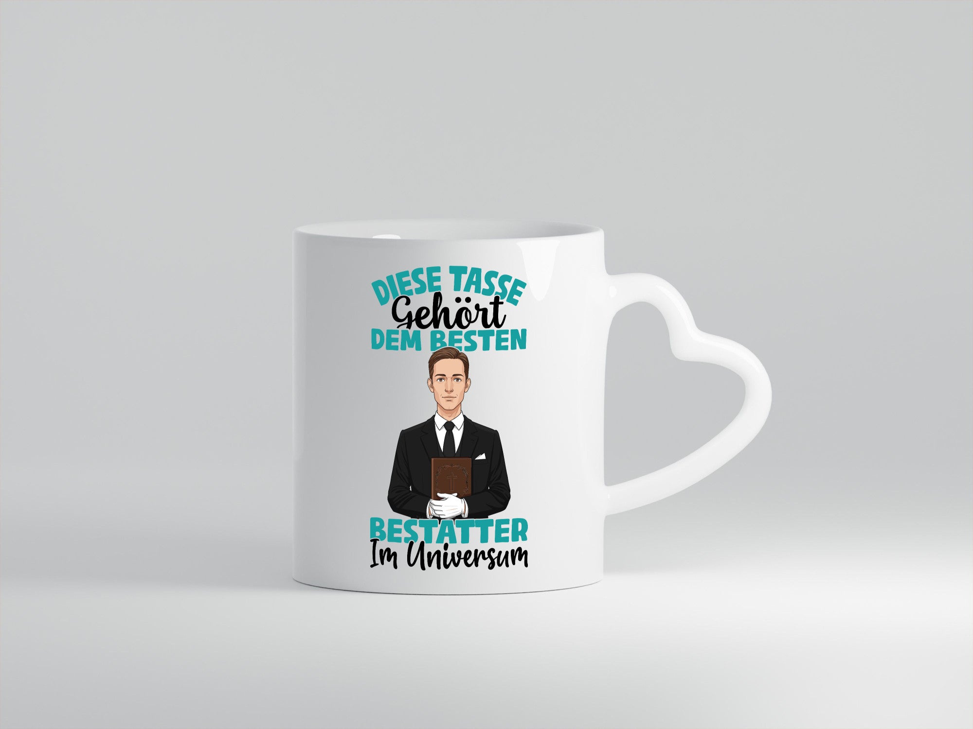 Im Universum: Bestatter | Bestattung Totengräber lustig Humor Geschenkidee