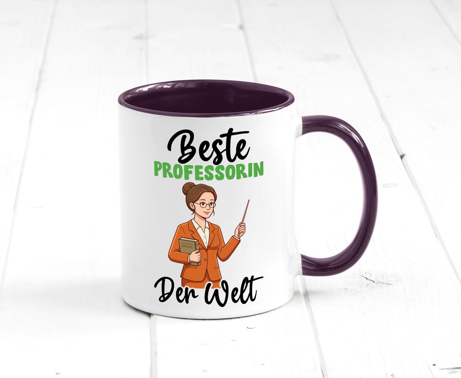 Beste Professorin | Uni Universität v2 Humor Geschenkidee Tasse