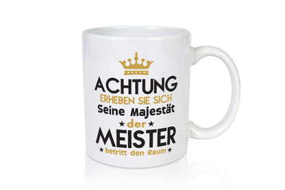 Seine Majestät Meister | Meisterbrief lustiger Spruch Geschenk Humor