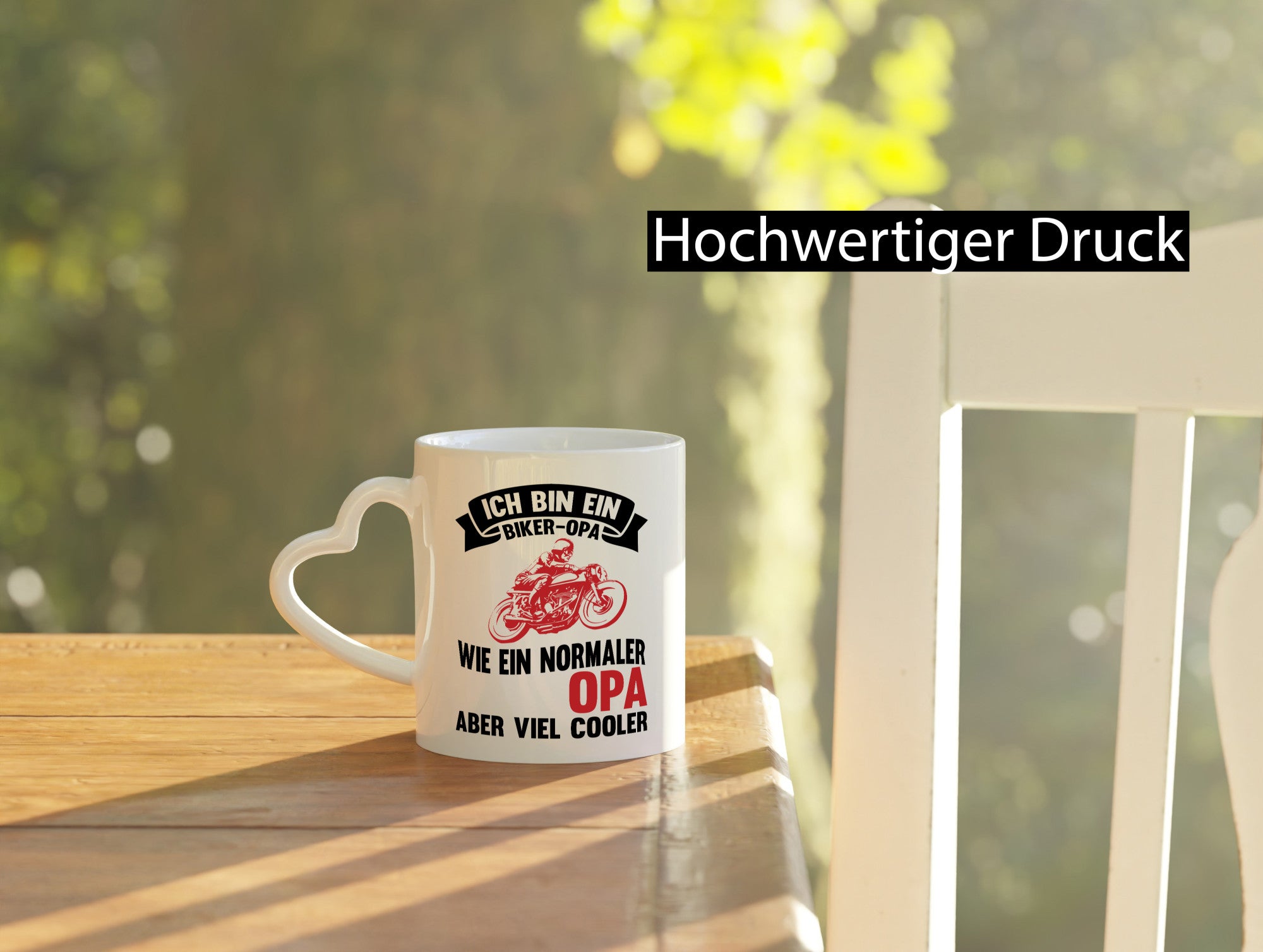 Biker Opa | Cooler Großvater lustig Familie Geschenkidee Geschenk Tasse