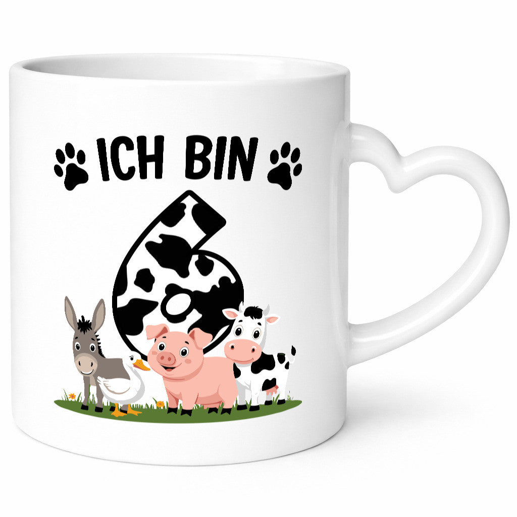 6 Geburtstag | Jahre Farmer Kind lustig Geschenkidee Geschenk Tasse