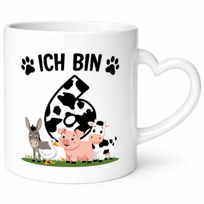 6 Geburtstag | Jahre Farmer Kind lustig Geschenkidee Geschenk Tasse