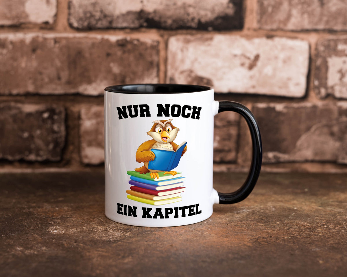 Nur noch ein Kapitel lustig Humor Geschenkidee Geschenk Tasse