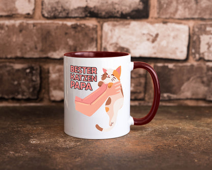 Bester Katzenpapa | Katze Gabel Geschenk Tierliebhaber Humor lustiger Spruch