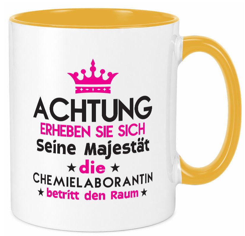 Seine Majestät Chemielaborantin | Laborantin Chemie Humor Geschenkidee Tasse