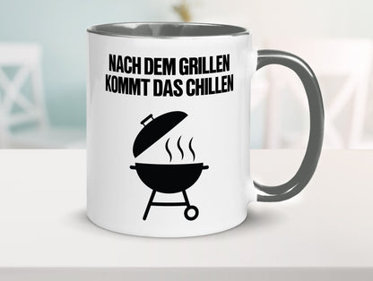 Nach dem Grillen kommt das Chillen | Grillmeister Party Geschenk Humor