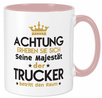 Seine Majestät Trucker | LKW Fahrer Beruf Humor Arbeit Kollegen Büro