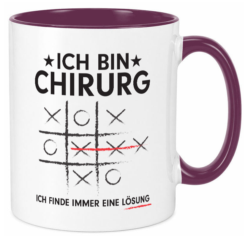 Lösung finden: Chirurg | Medizin Chirurgie v2 Geschenk Humor Geschenkidee