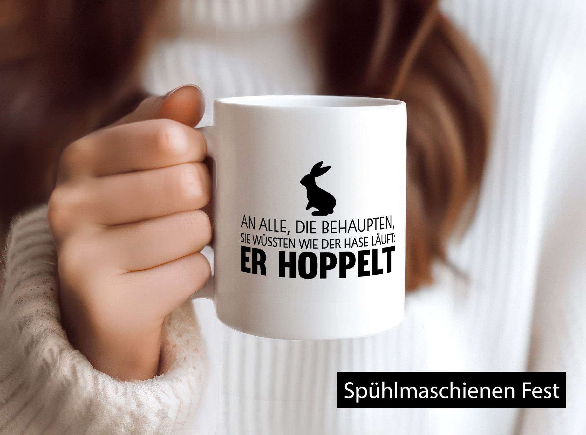 An alle die behaupten wüssten | Hasse Hoppeln lustiger Spruch Geschenk Humor