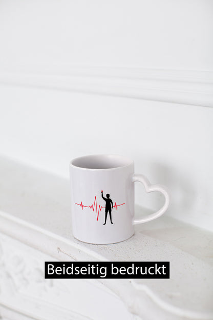 Schiedsrichter Herzschlag | Fußball Team Verein Humor Geschenkidee Tasse