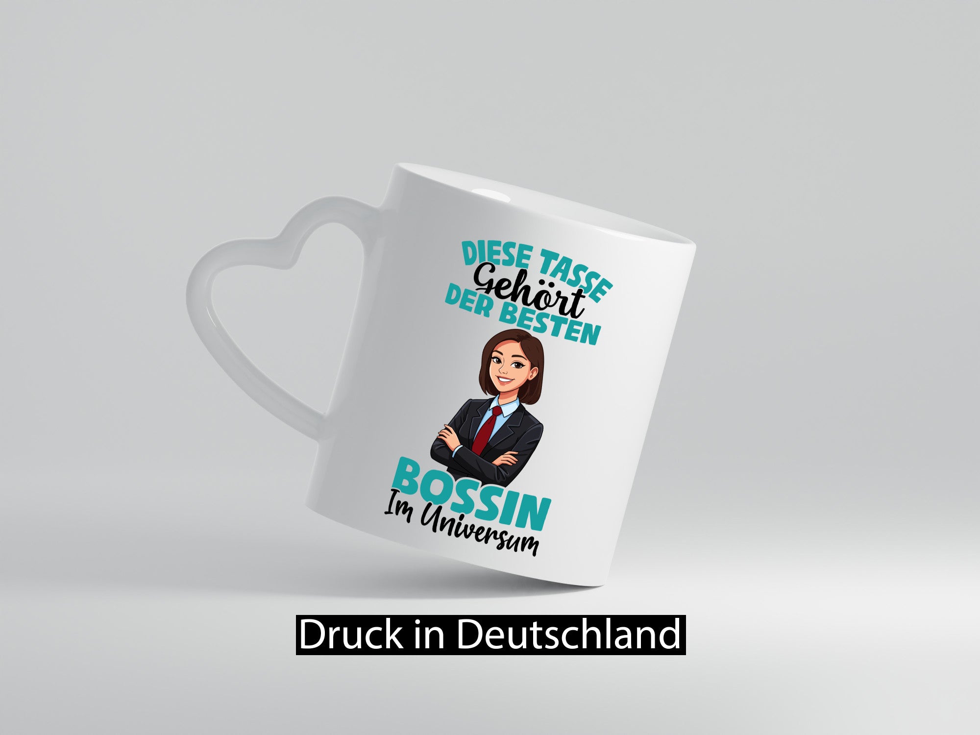 Im Universum: Bossin | Führungskraft Vorgesetzte Geschenkidee Humor Tasse