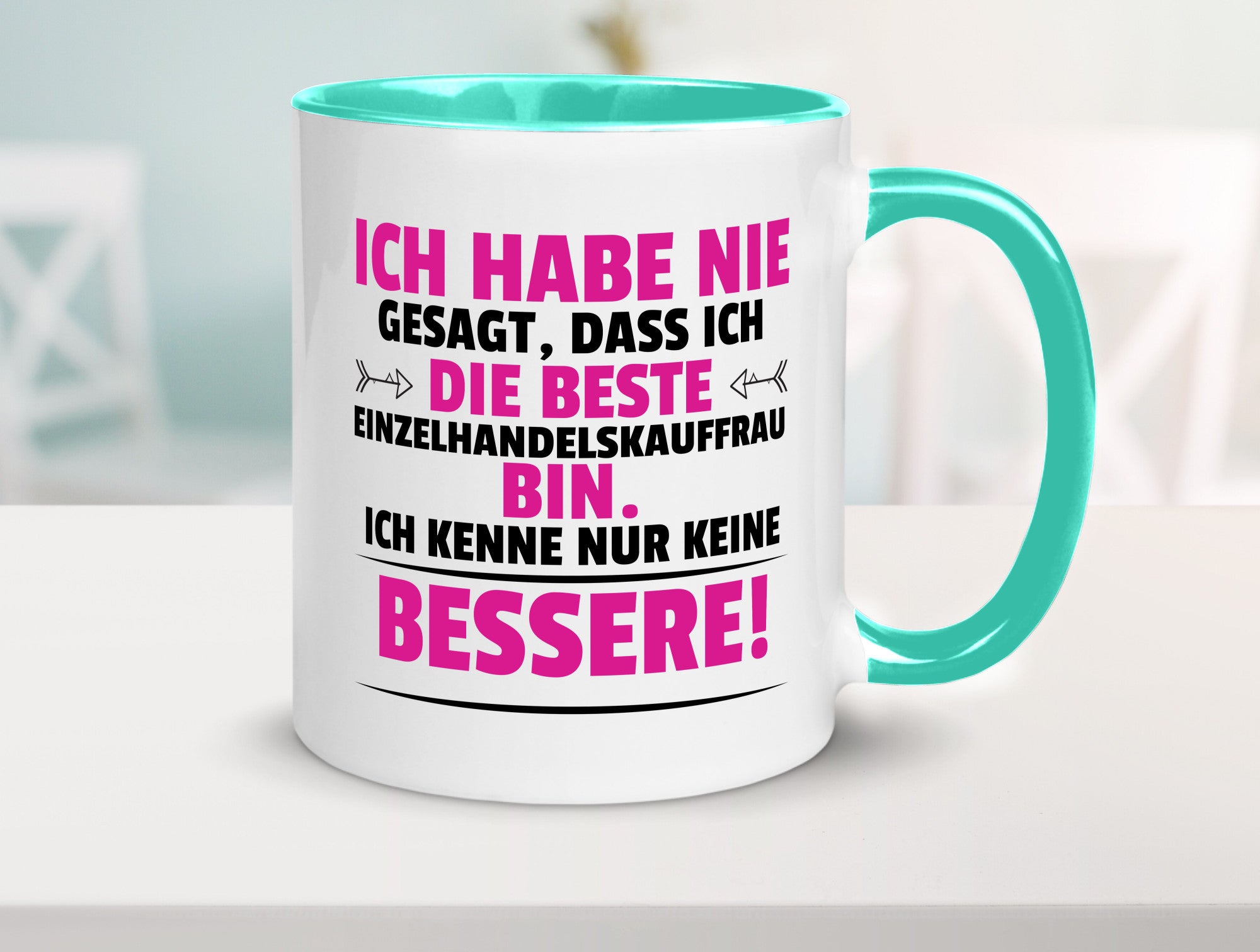 Die Beste Einzelhandelskauffrau | Einzelhandel Geschenkidee Humor Tasse