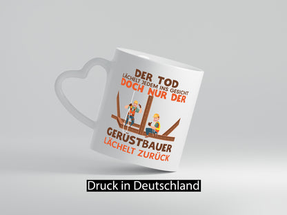 Gerüstbauer Spruch | Baustelle Tasse Humor lustig Geschenkidee Geschenk