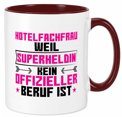 Superheldin Hotelfachfrau | Hotel lustiger Spruch Geschenk Humor Geschenkidee