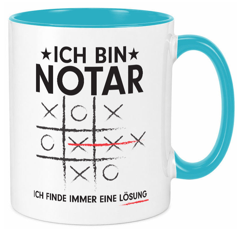 Löse Probleme: Notar | Jurist lustiger Spruch Geschenk Humor Geschenkidee Tasse