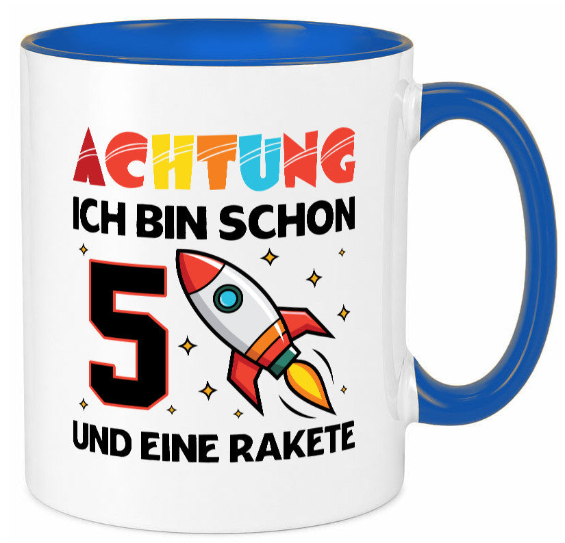 5. Geburtstag | Rakete Weltraum 5 Jahre Galaxy lustig Geschenkidee Geschenk
