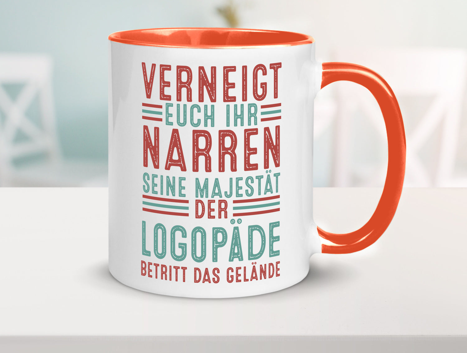 Verneigt euch: Logopäde | Sprachtherapie Geschenkidee Humor Tasse