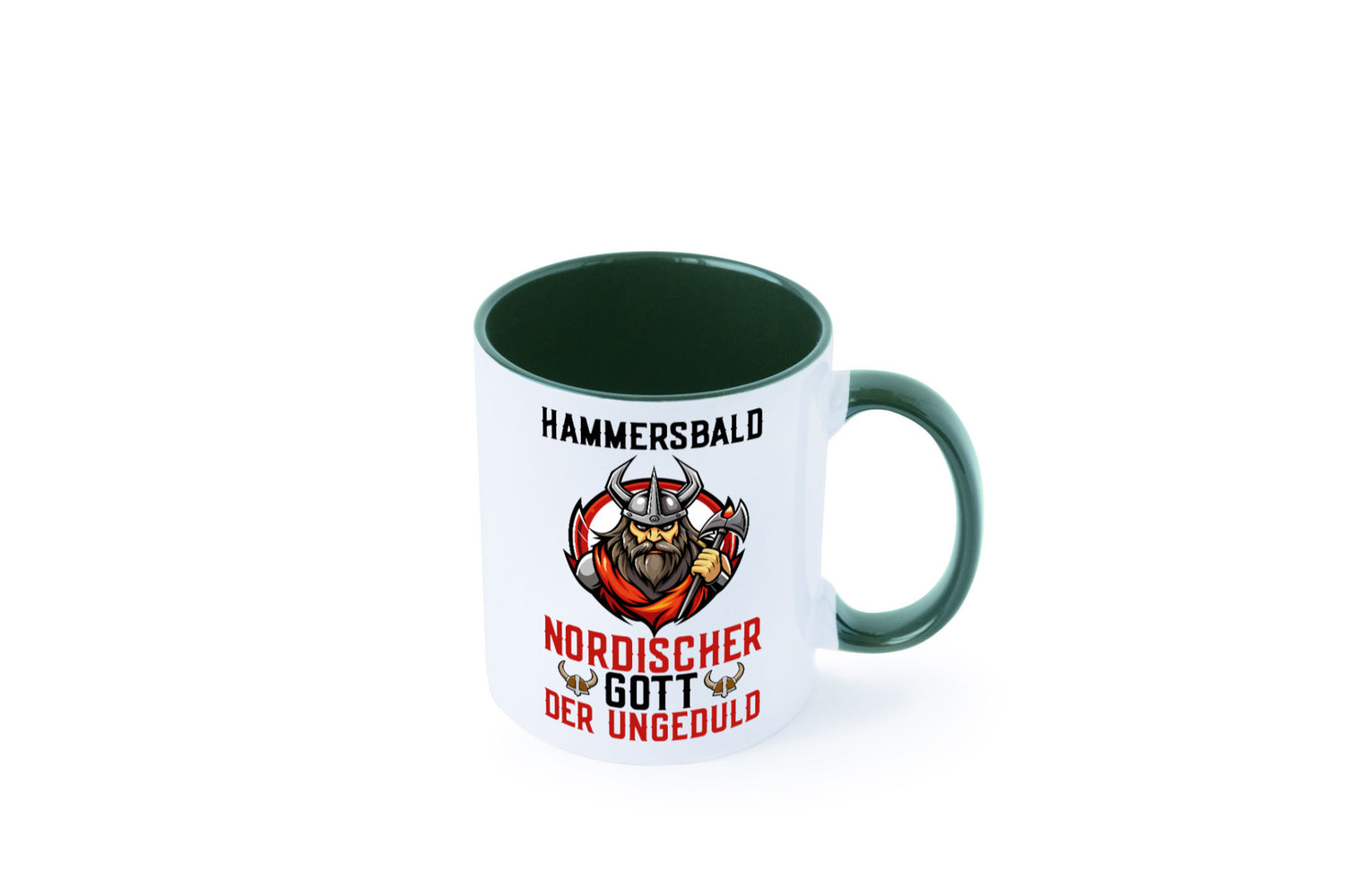 Hammersbald Nordischer Gott der ungeduld Humor Geschenkidee Tasse