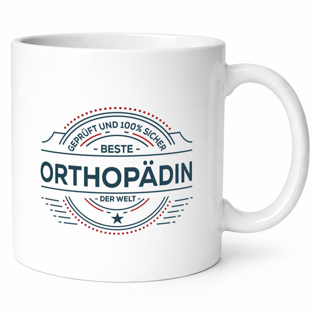 Geprüft und sicher: Orthopädin |Orthopädie Geschenk Humor Geschenkidee lustiger