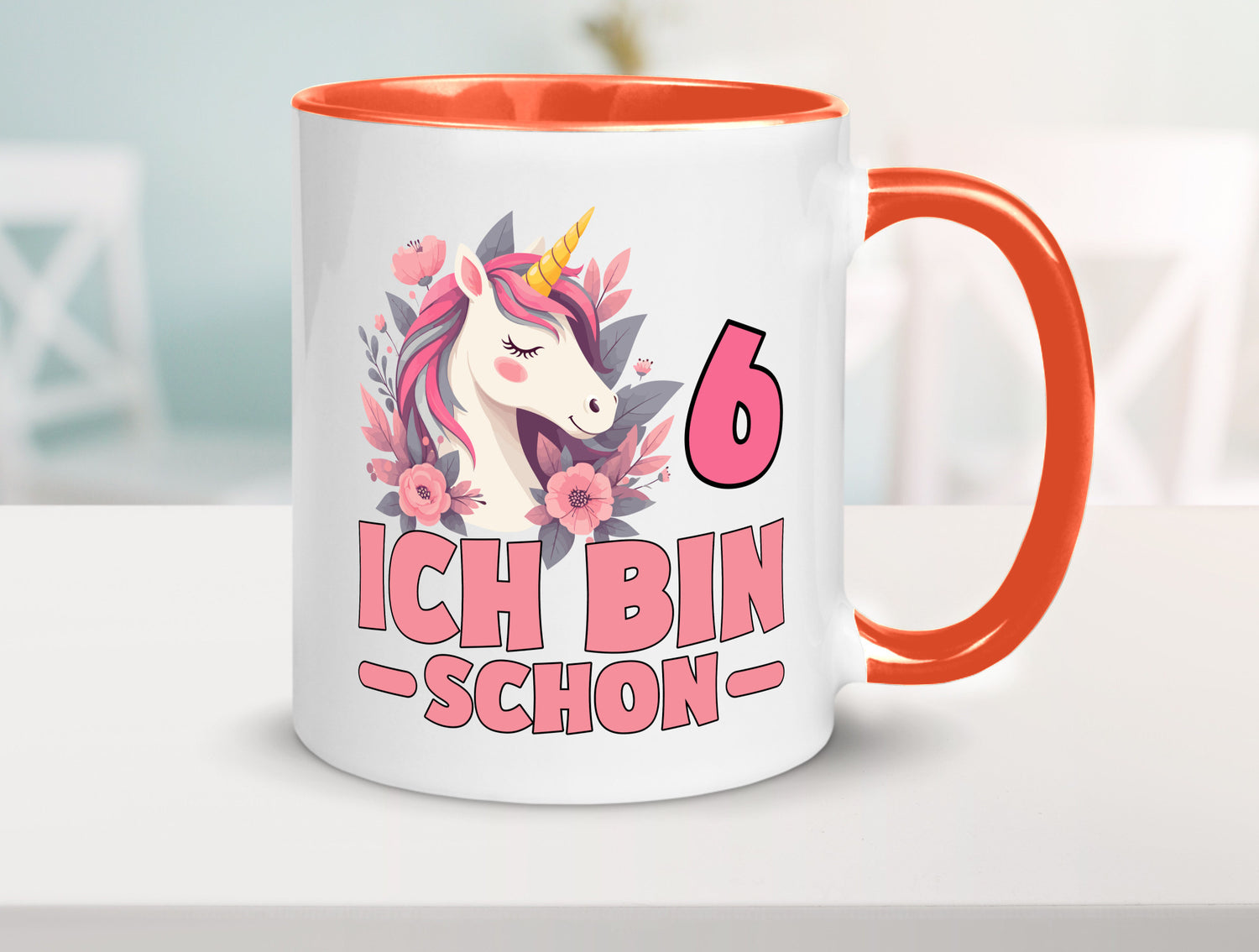 6. Geburtstag | 6 Jahre Einhorn bin schon Mädchen Geschenk Geschenkidee