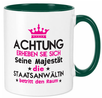 Seine Majestät Staatsanwältin | Anwältin lustiger Spruch Geschenk Humor