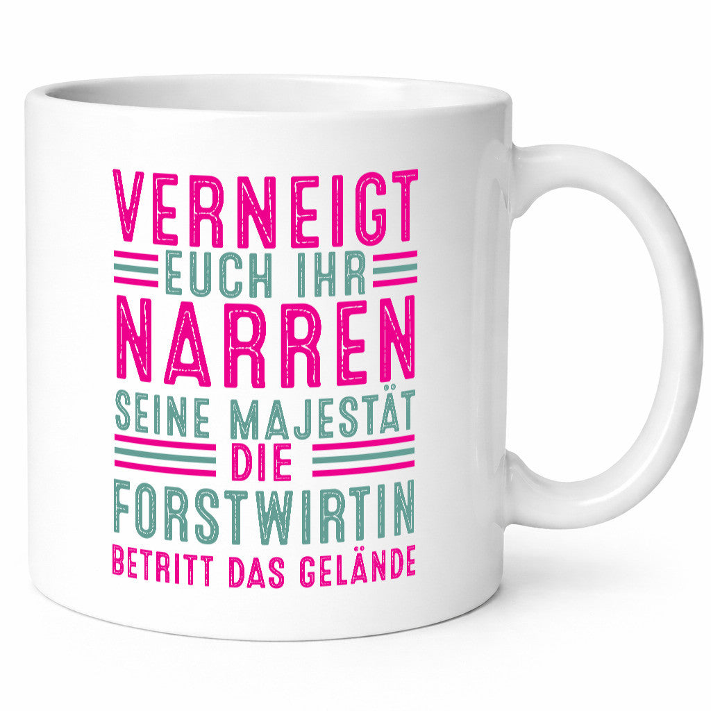 Verneigt euch: Forstwirtin | Forst Wirtin lustiger Spruch Geschenk Humor