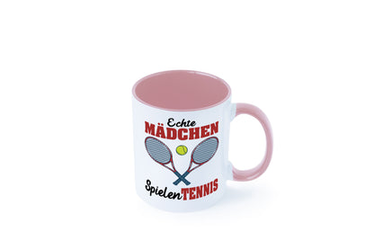 Echte Mädchen Spielen Tennis | Sport Geschenkidee Humor Tasse