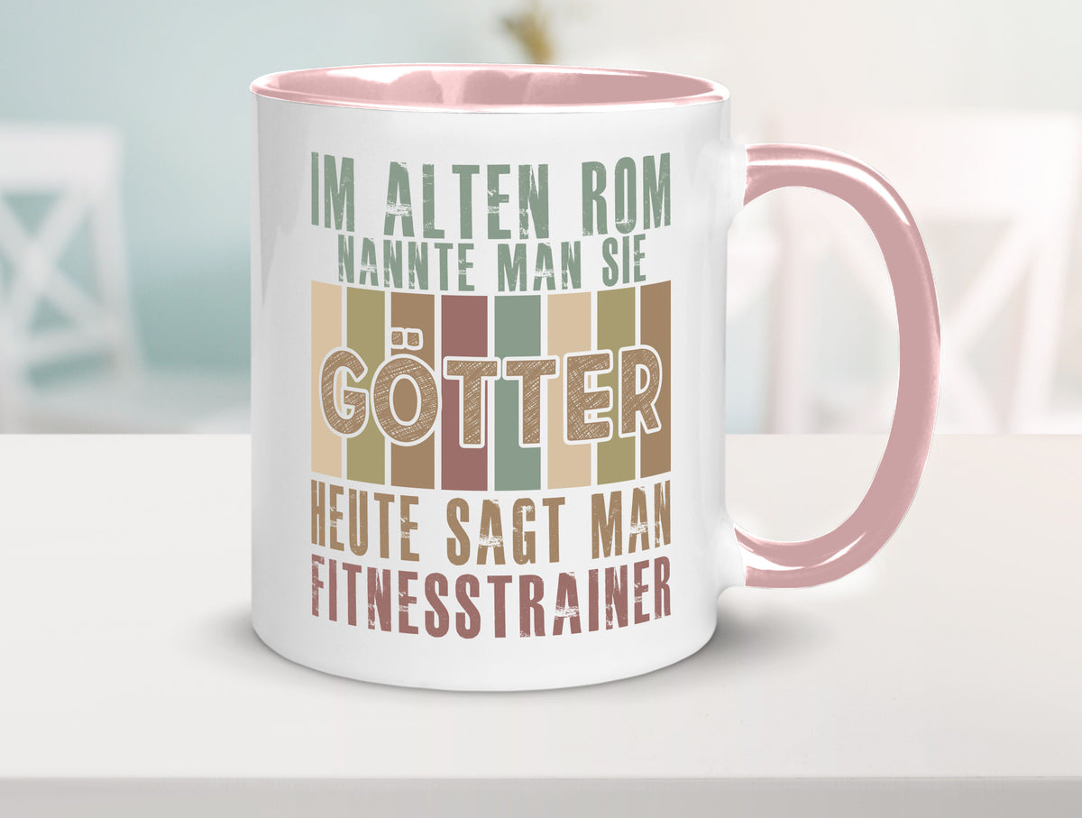 Heute sagt man: Fitnesstrainer | Personal Trainer Geschenkidee Humor Tasse