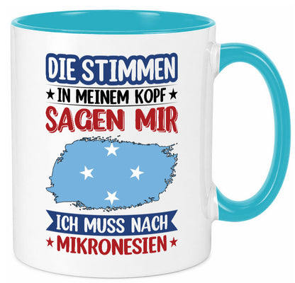 Mikronesien | Urlaub Stimmen in meinem Kopf Traumland Geschenk Humor