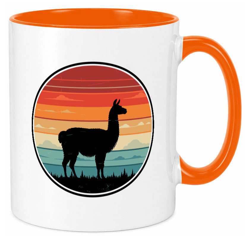 Lama | Alpaka Vintage Humor Geschenkidee Tasse