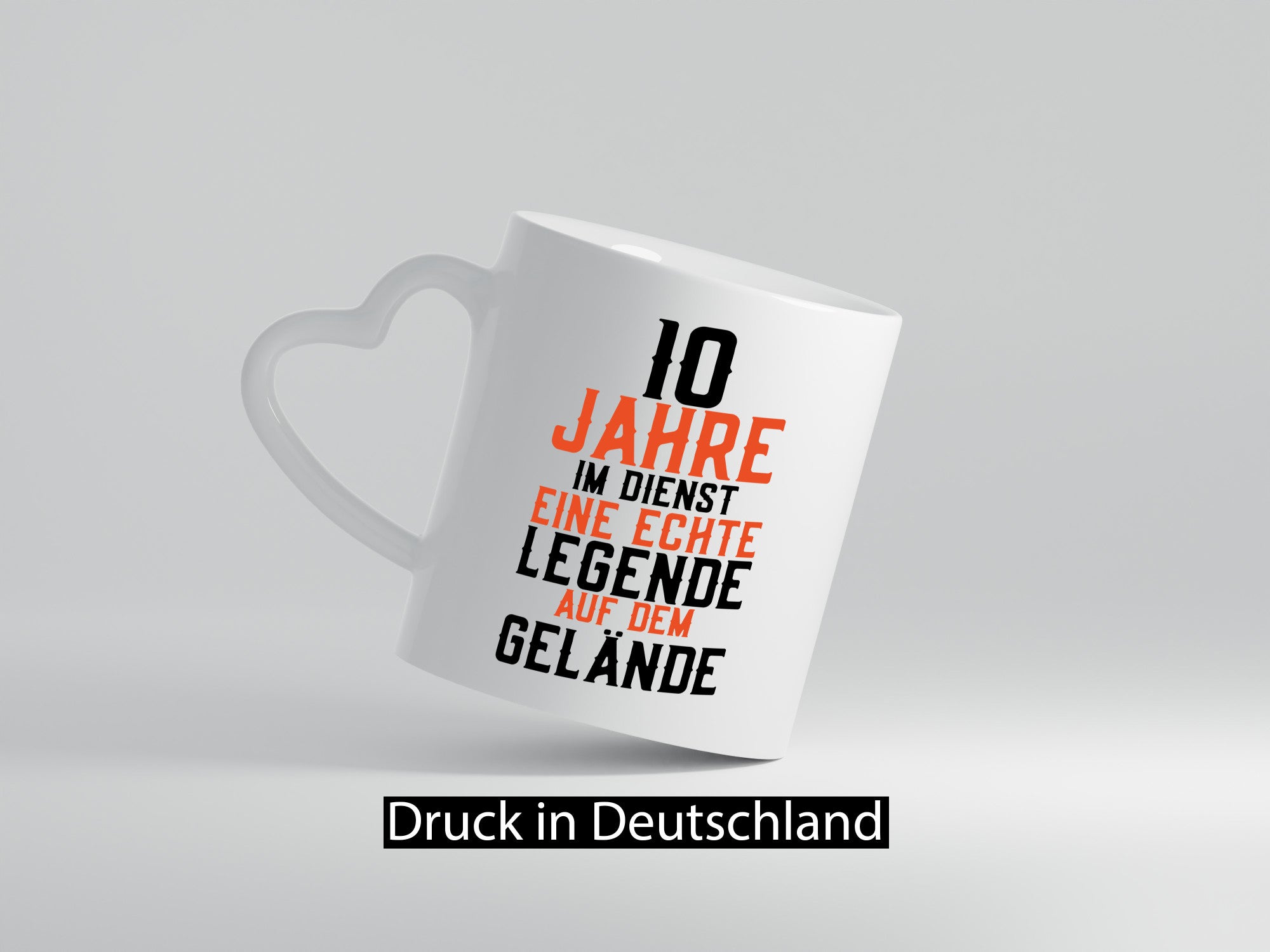10 Jahre im Dienst | Legende Jubiläum Kollege Arbeit Geschenk Kollegen Büro