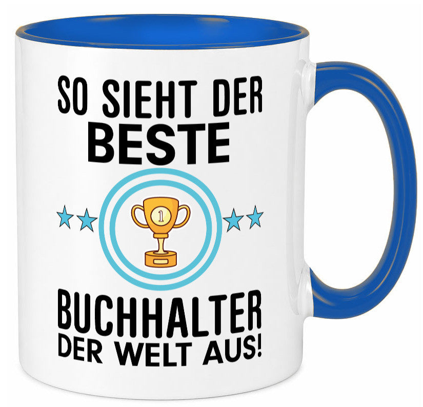 Bester Buchhalter | Büro Kollegen Beruf Geschenk Arbeit lustiger Spruch Tasse