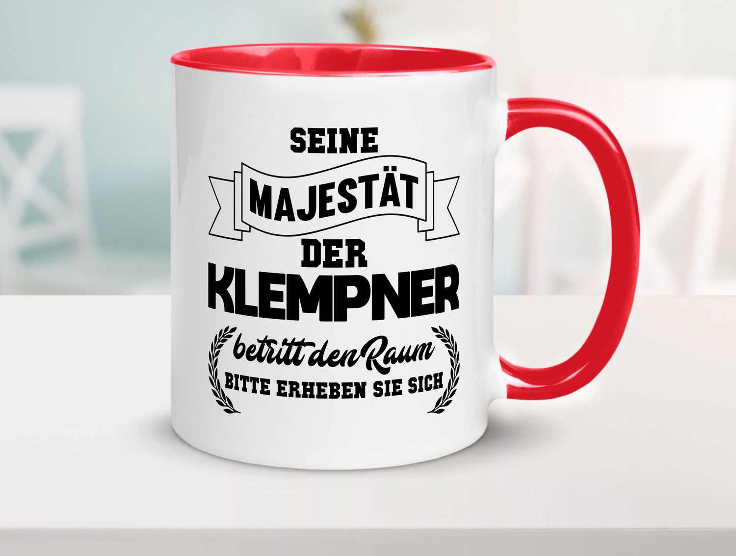 Der Klempner betritt den raum | Geschenk Humor Geschenkidee lustiger Spruch
