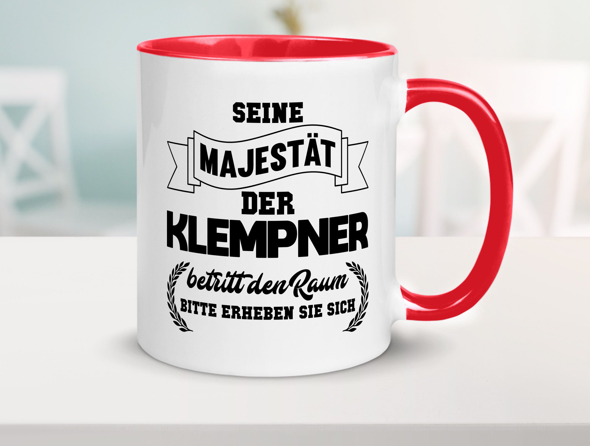 Der Klempner betritt den raum | Geschenk Humor Geschenkidee lustiger Spruch