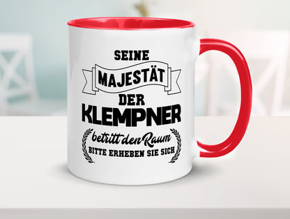 Der Klempner betritt den raum | Geschenk Humor Geschenkidee lustiger Spruch