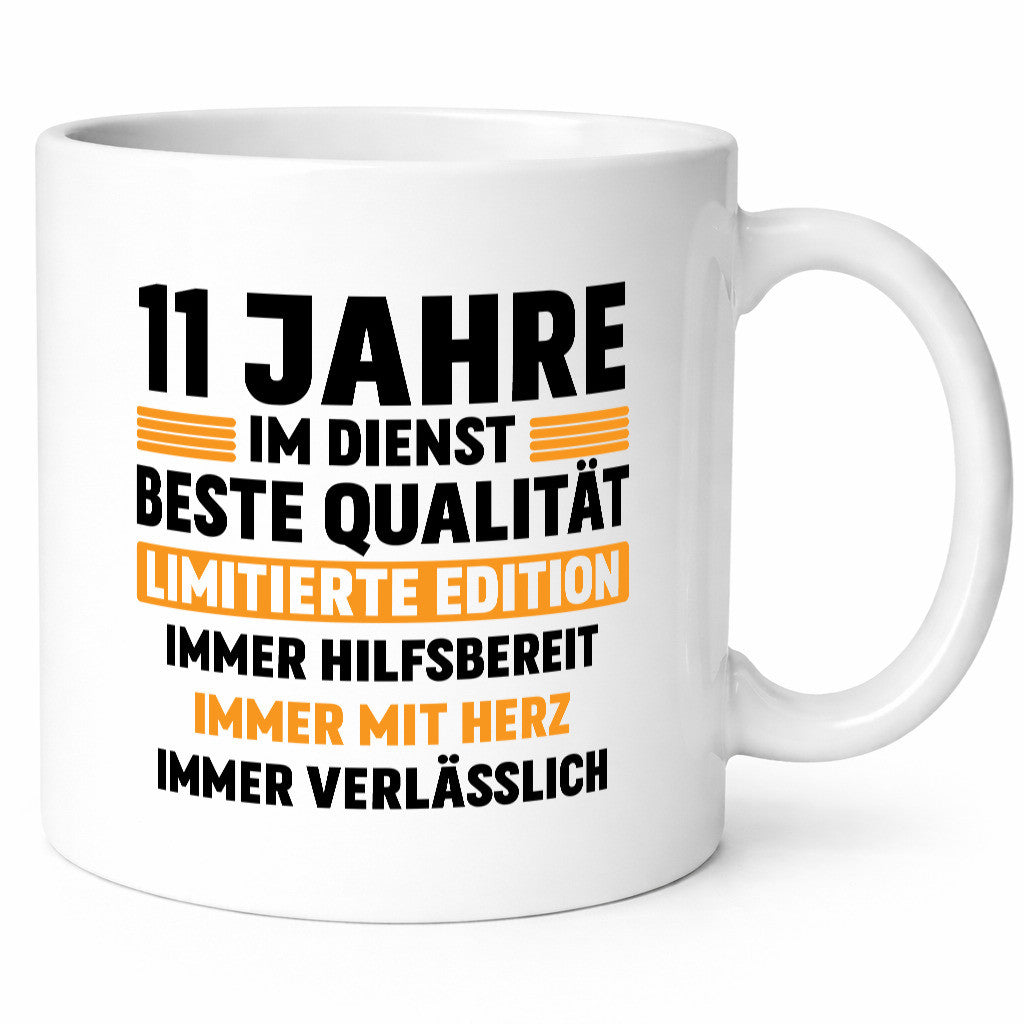11 Jahre im Dienst | Jubiläum Arbeit v2 Geschenk Kollegen Büro lustiger Spruch