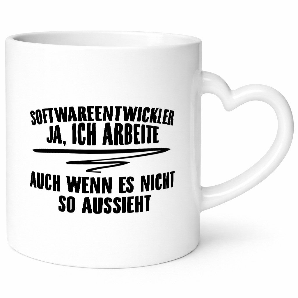 Ich arbeite, sieht nicht so aus | Softwareentwickler IT lustiger Spruch