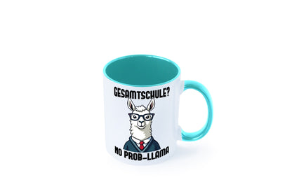 Gesammtschule | no prob-llama Einschuldung Humor Geschenkidee Tasse