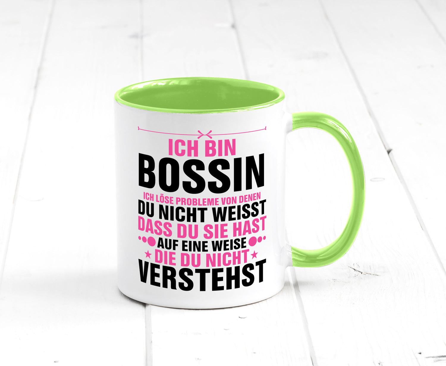 Löse Probleme: Bossin | Führungskraft Vorgesetzte lustig Humor Geschenkidee