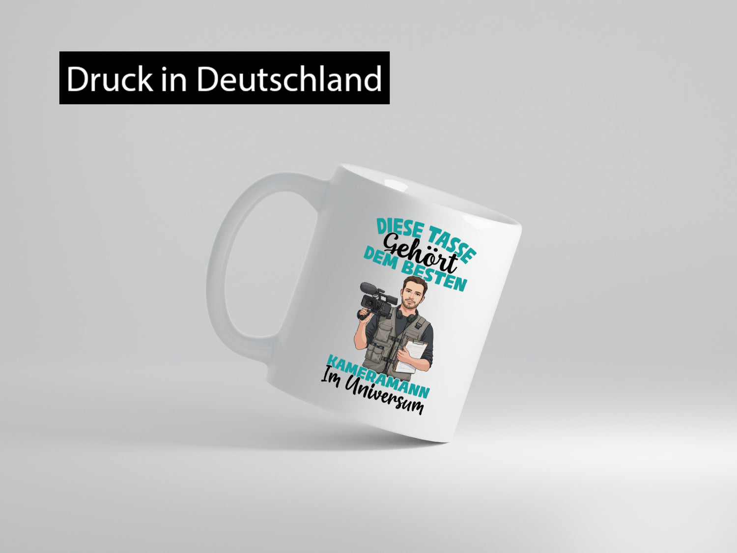 Im Universum: Kameramann | Kamera Humor Geschenkidee Tasse
