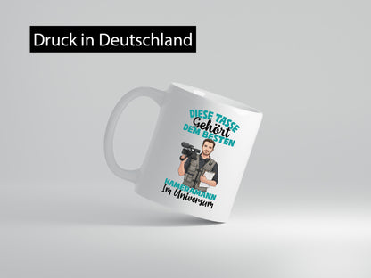 Im Universum: Kameramann | Kamera Humor Geschenkidee Tasse