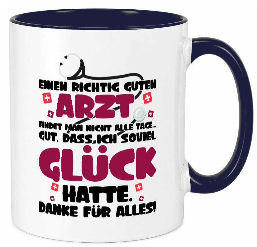 Richtig guter Arzt | Dankeschön Tasse Ãrzte Spruch vl1 Humor Geschenkidee