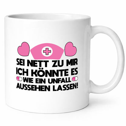 wie ein Unfall | Krankenschwester Krankenhaus lustig Humor Geschenkidee