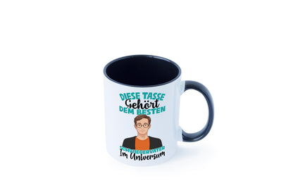 Im Universum: Schwiegervater |Schwiegersohn | Beziehung Geschenkidee Familie Tasse