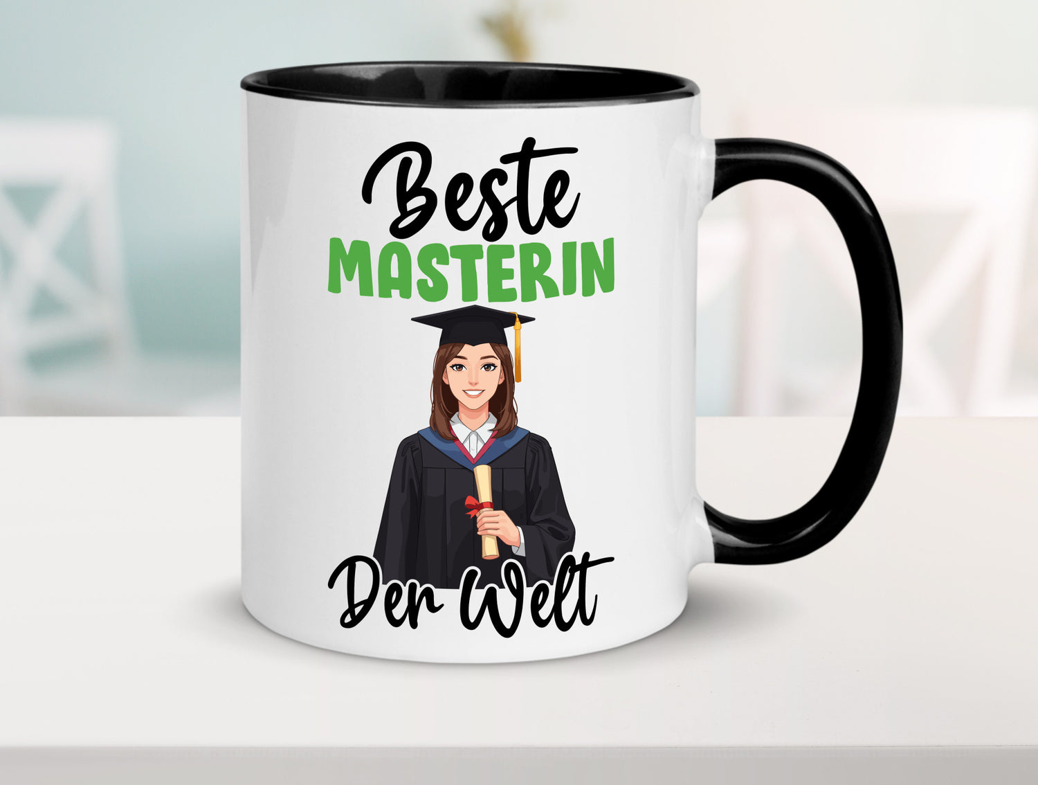 Beste Masterin | Student Uni Studium Humor Geschenkidee Tasse