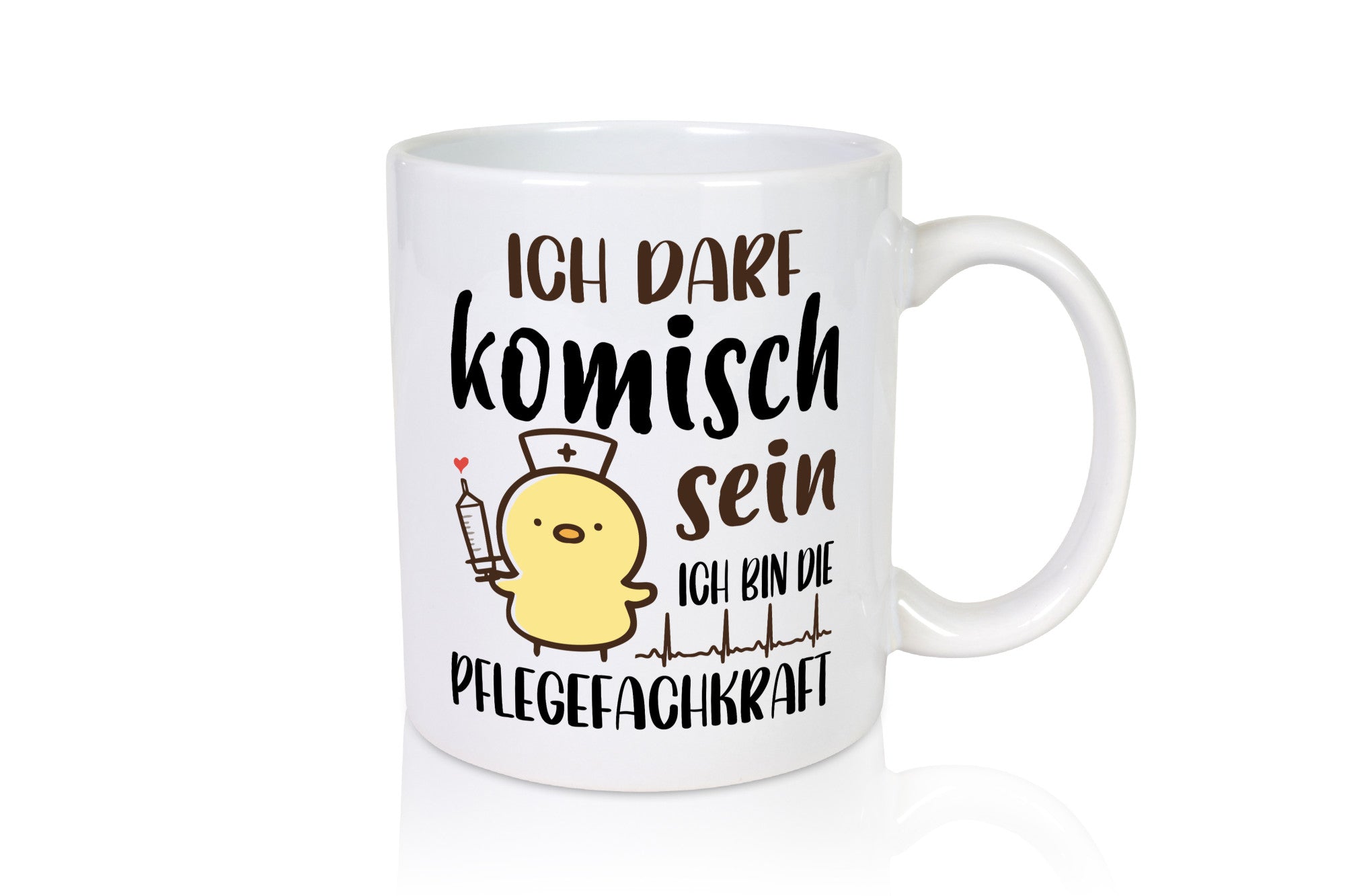Ich darf kommisch sein | Pfelegekraft Altenpflegerin Geschenk Humor