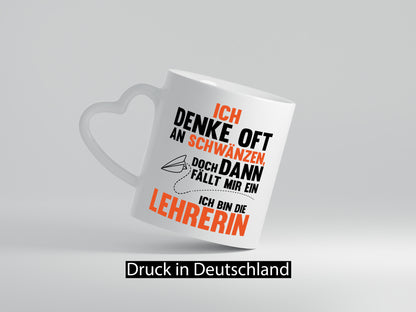 Schule Schwänzen | Lehrerin witziger Spruch Klasse lustiger Geschenk Humor