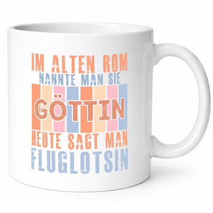 Heute sagt man: Fluglotsin | Flughafen Flugverkehr Geschenk Humor Geschenkidee